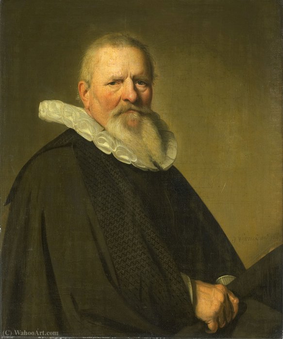 Wikioo.org – La Enciclopedia de las Bellas Artes - Pintura, Obras de arte de Jan Cornelisz Verspronck - Retrato de Pieter Jacobsz