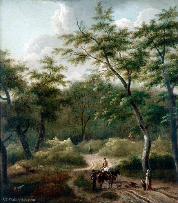 Wikioo.org - The Encyclopedia of Fine Arts - Painting, Artwork by Jan Jansz Wijnants - Landscape