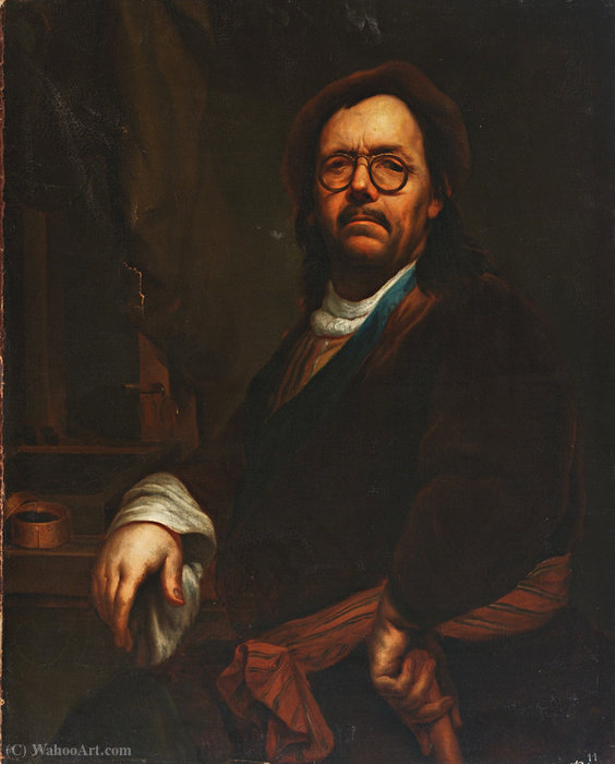 WikiOO.org - Encyclopedia of Fine Arts - Lukisan, Artwork Jan Kupecky - Kupecký - autoportrait