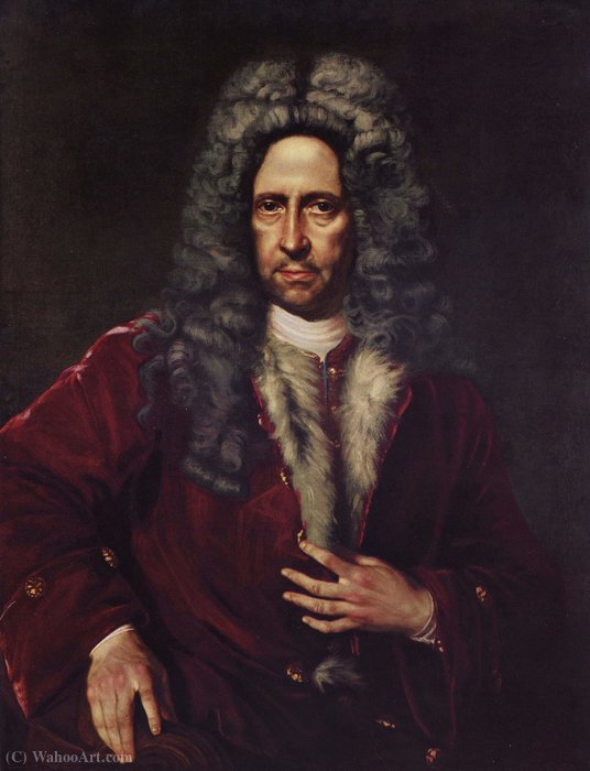 WikiOO.org - Enciclopedia of Fine Arts - Pictura, lucrări de artă Jan Kupecky - Portrait of a man