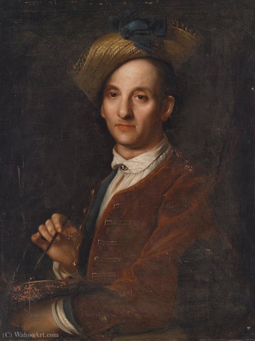 Wikioo.org - The Encyclopedia of Fine Arts - Painting, Artwork by Jan Kupecky - Portrait of David Hoyer
