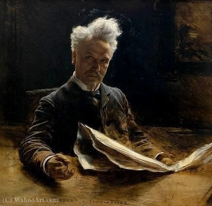 Wikioo.org - The Encyclopedia of Fine Arts - Painting, Artwork by Jan Van Beers - Portrait of Henri Rochefort