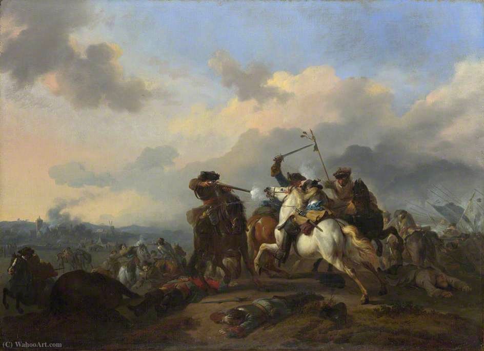 WikiOO.org - Enciklopedija likovnih umjetnosti - Slikarstvo, umjetnička djela Jan Von Huchtenburgh - A battle