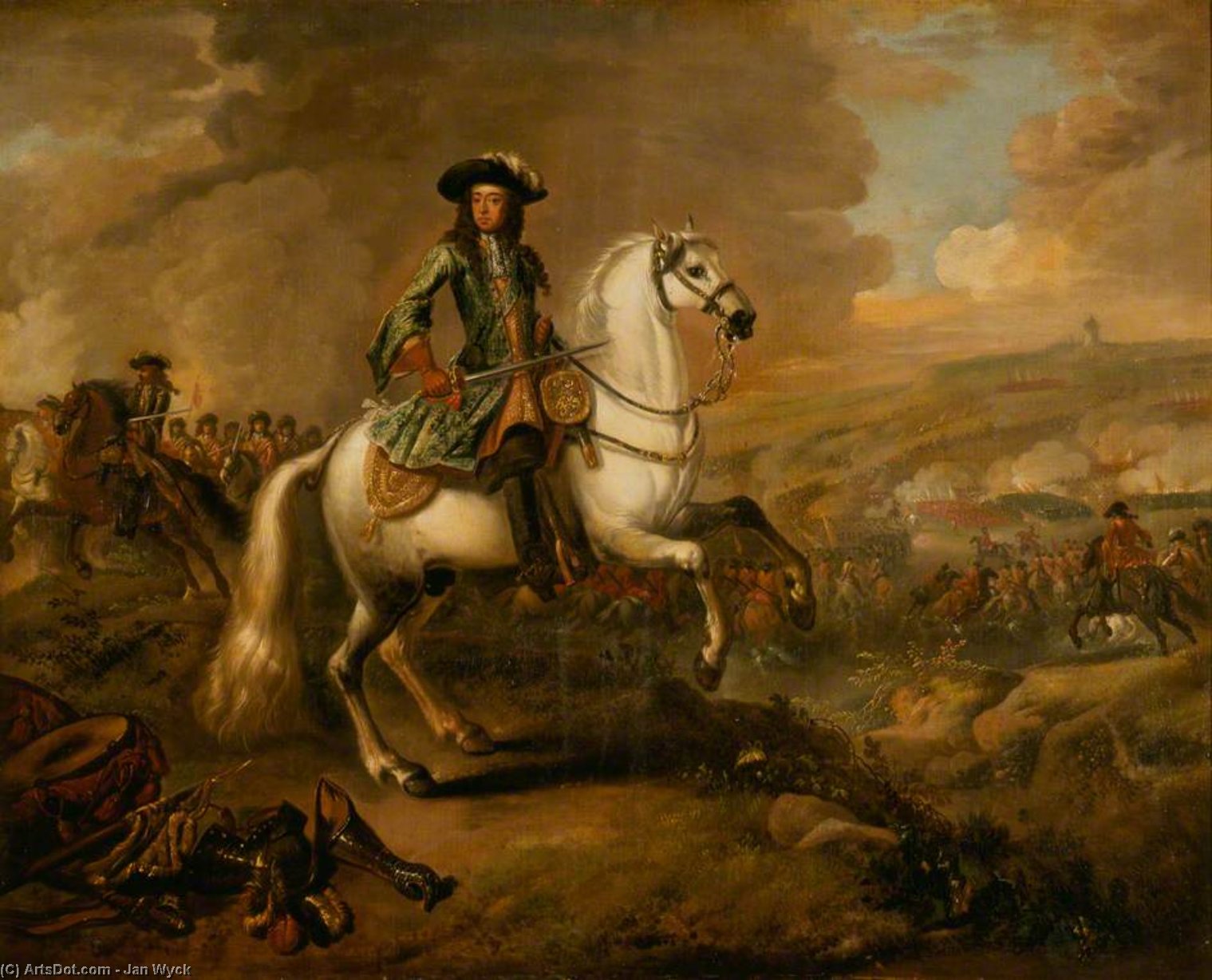 WikiOO.org - Enciclopedia of Fine Arts - Pictura, lucrări de artă Jan Wyck - King William III