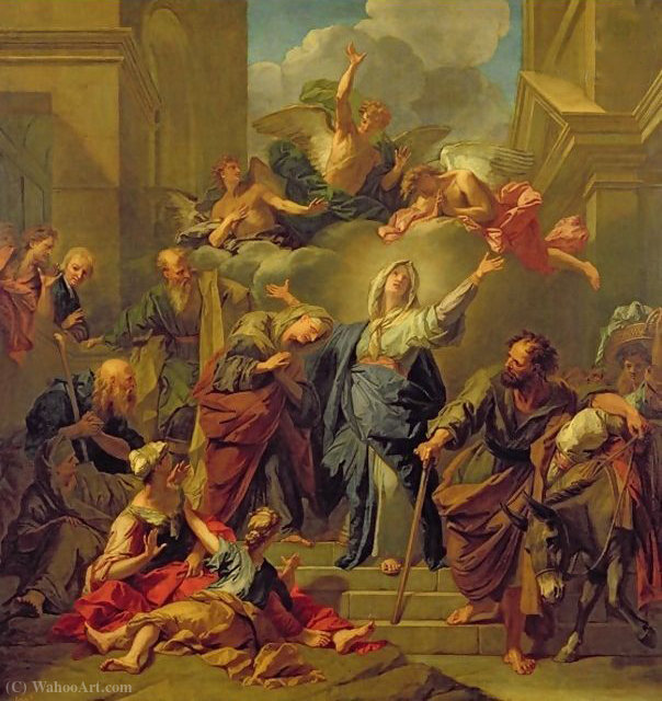 Wikioo.org – L'Enciclopedia delle Belle Arti - Pittura, Opere di Jean Baptiste Jouvenet - Madonna del Magnificat