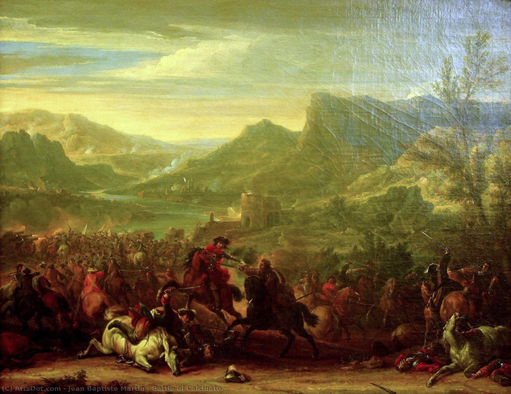 WikiOO.org - 백과 사전 - 회화, 삽화 Jean Baptiste Martin - Battle of Calcinato