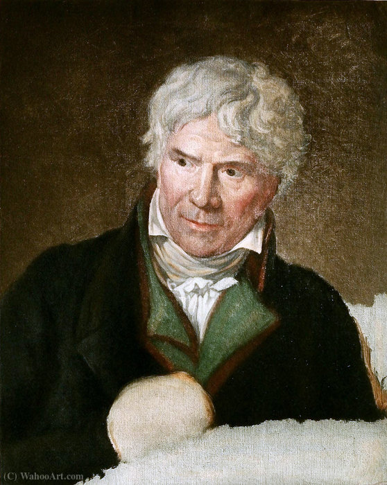 Wikioo.org - The Encyclopedia of Fine Arts - Painting, Artwork by Jean Michel Moreau (Moreau Le Jeune) - Portrait of Jean-Michel Moreau le Jeune