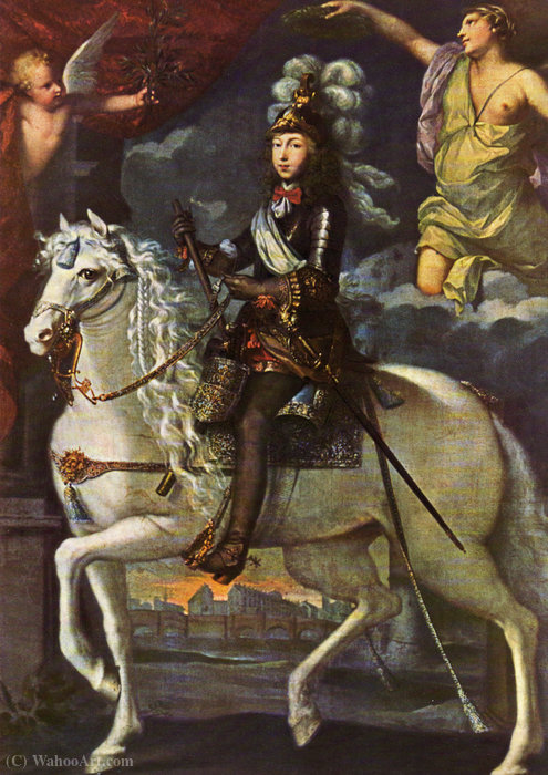 Wikioo.org – L'Enciclopedia delle Belle Arti - Pittura, Opere di Jean Nocret - Ritratto di Luigi XIV di Francia