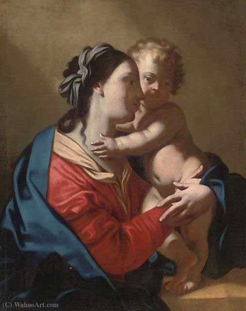 Wikioo.org - The Encyclopedia of Fine Arts - Painting, Artwork by Jean Tassel - The Virgin and Child