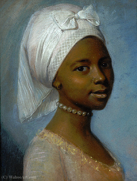 Wikioo.org - The Encyclopedia of Fine Arts - Painting, Artwork by Jean Étienne Liotard - Portrait of a young woman