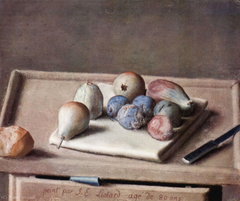 WikiOO.org - Encyclopedia of Fine Arts - Malba, Artwork Jean Étienne Liotard - Still life