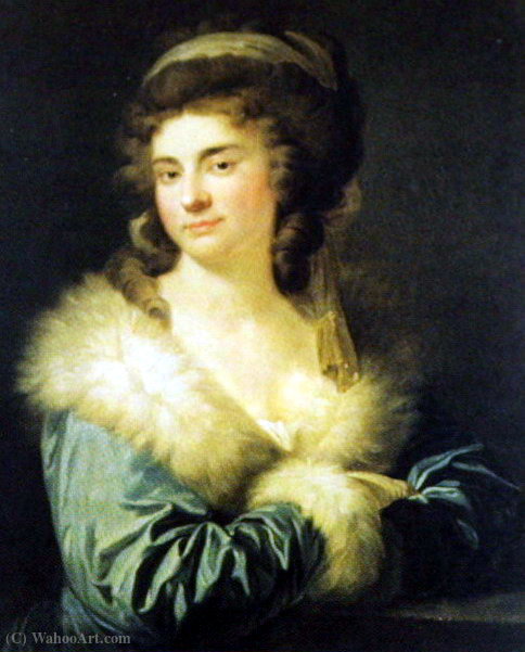WikiOO.org - Encyclopedia of Fine Arts - Maľba, Artwork Johann Baptist I Lampi - Portrait of Julia Potocka Lubomirski