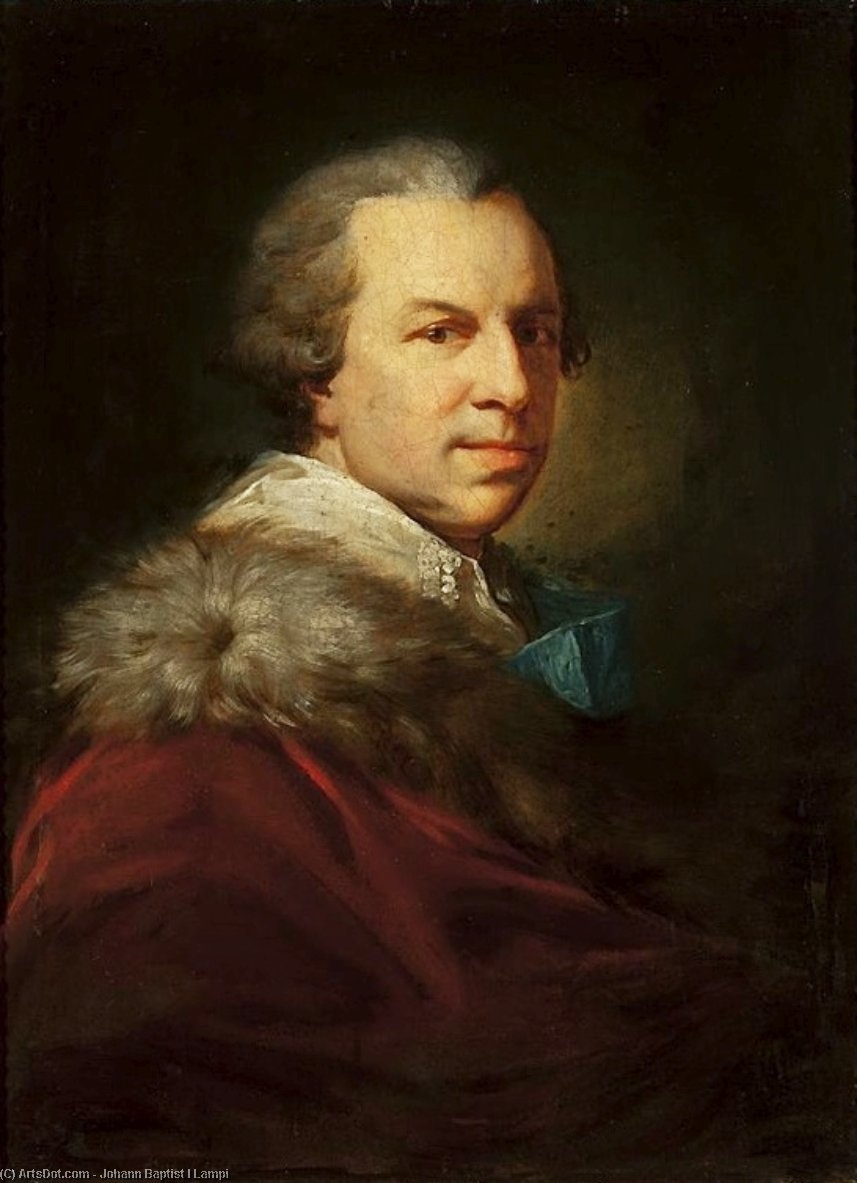 WikiOO.org - Encyclopedia of Fine Arts - Maľba, Artwork Johann Baptist I Lampi - Portrait of Stanislaw Szczesny Potocki.