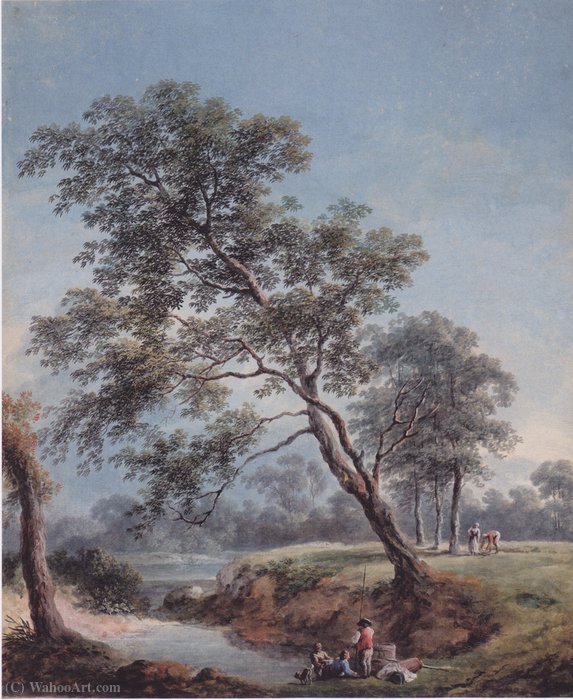 Wikioo.org - The Encyclopedia of Fine Arts - Painting, Artwork by Johann Christian Brand - Scenery