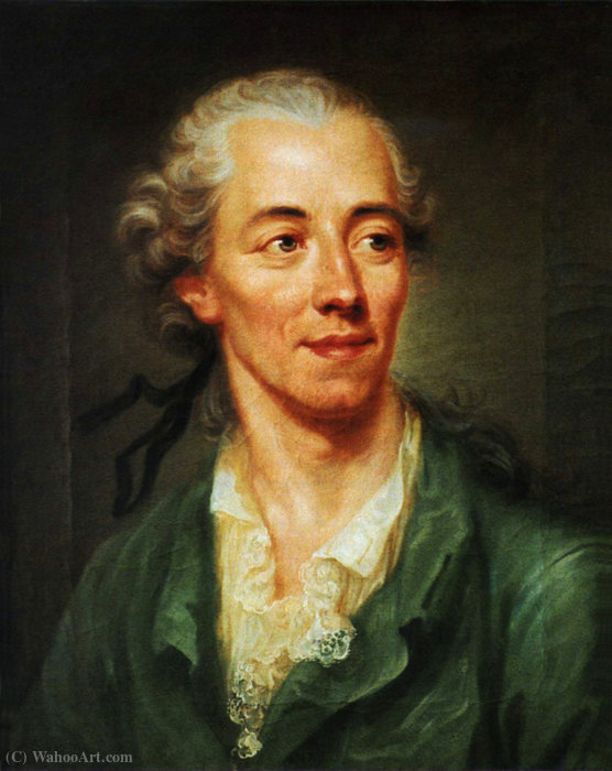 WikiOO.org - Encyclopedia of Fine Arts - Malba, Artwork Johann Heinrich Wilhelm Tischbein (Goethe Tischbein) - Portrait of Johann Georg Jacobi