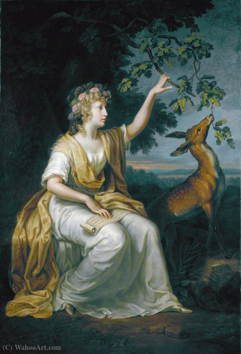 Wikioo.org - สารานุกรมวิจิตรศิลป์ - จิตรกรรม Johann Heinrich Wilhelm Tischbein (Goethe Tischbein) - Portrait of Lady Charlotte Campbell