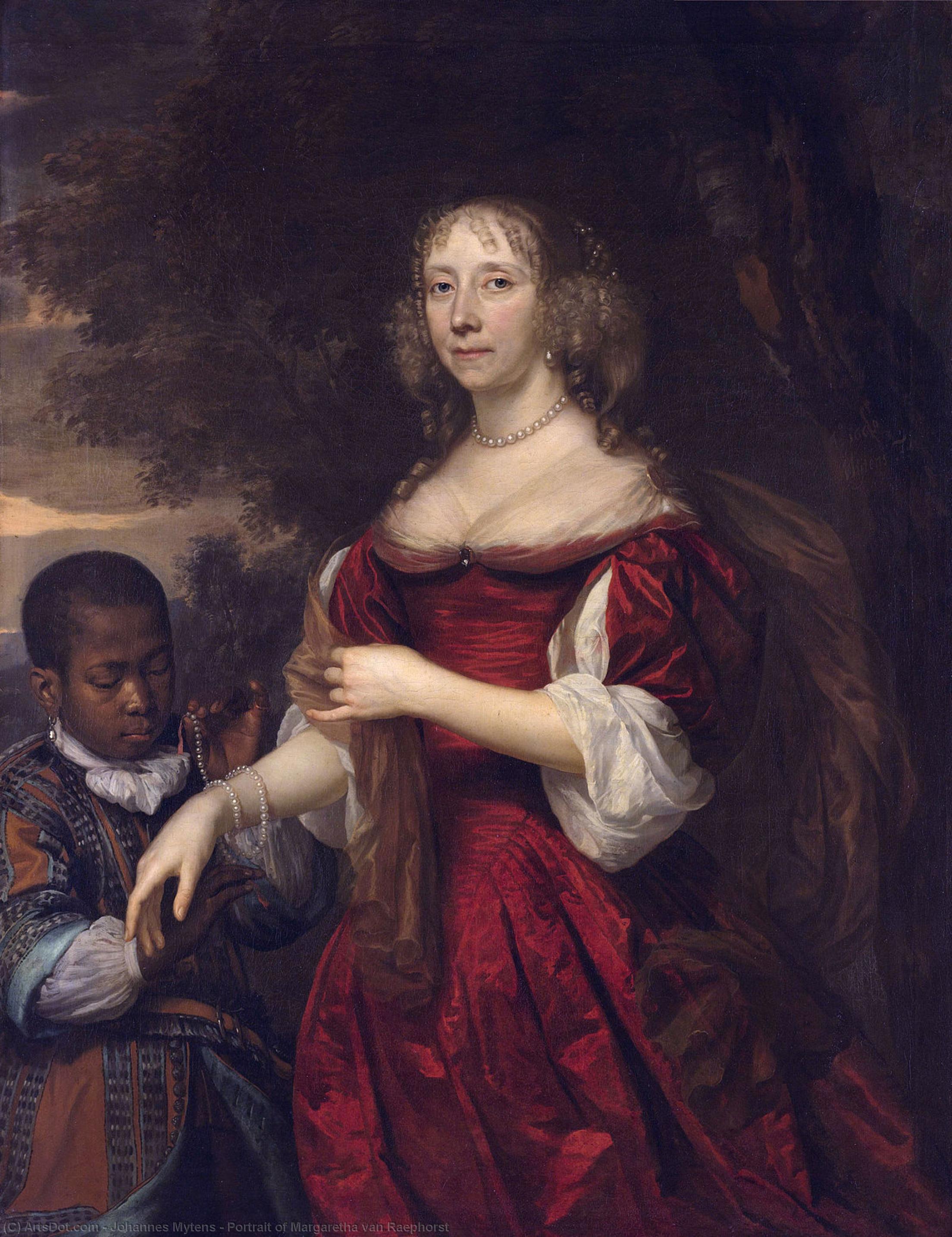 WikiOO.org - Енциклопедія образотворчого мистецтва - Живопис, Картини
 Johannes Mytens - Portrait of Margaretha van Raephorst