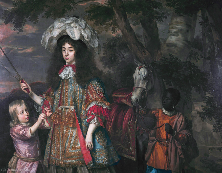 WikiOO.org - Enciklopedija dailės - Tapyba, meno kuriniai Johannes Mytens - Portrait of Maria of Orange