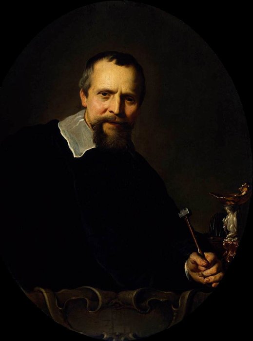 WikiOO.org - Güzel Sanatlar Ansiklopedisi - Resim, Resimler Johannes The Younger Lutma - Portrait of Johannes Lutma