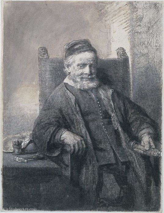 WikiOO.org - Encyclopedia of Fine Arts - Maľba, Artwork Johannes The Younger Lutma - Portrait of Johannes Lutma