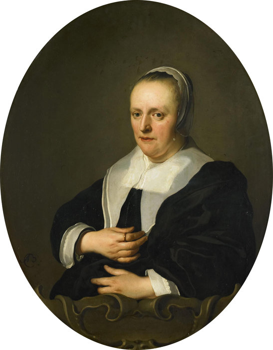 Wikioo.org - The Encyclopedia of Fine Arts - Painting, Artwork by Johannes The Younger Lutma - Portrait of Sara de Bie