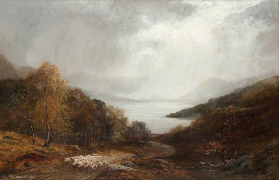 WikiOO.org - Encyclopedia of Fine Arts - Maľba, Artwork John Macwhirter - A highland drove road