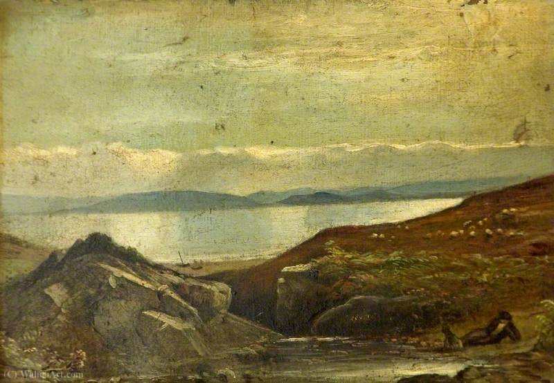 WikiOO.org - Encyclopedia of Fine Arts - Malba, Artwork John Macwhirter - Highland scene