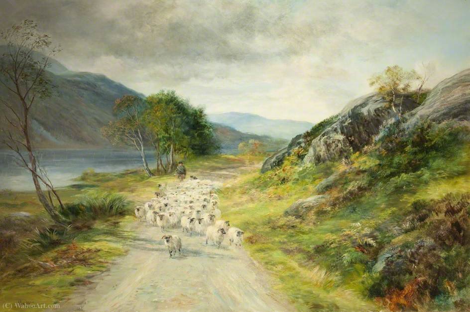 Wikioo.org - The Encyclopedia of Fine Arts - Painting, Artwork by John Macwhirter - The Mountains of Moidart
