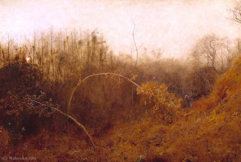 Wikioo.org - The Encyclopedia of Fine Arts - Painting, Artwork by John William North - The winter sun