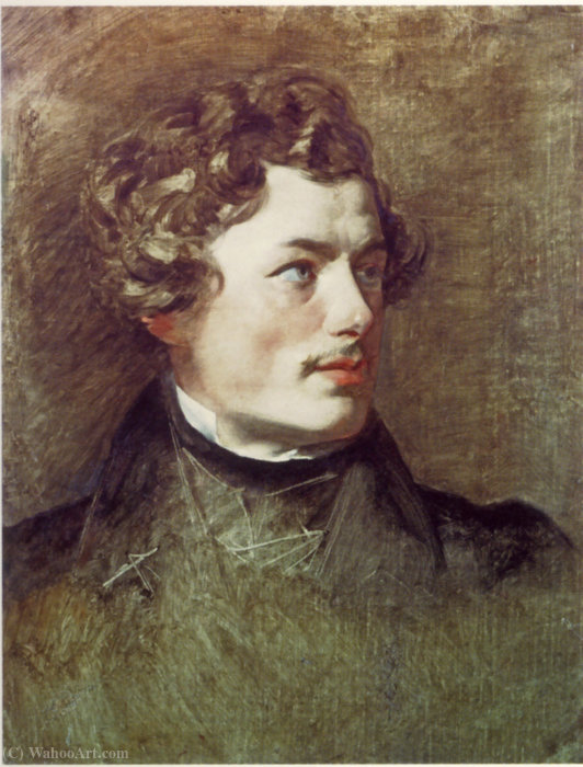 Wikioo.org - The Encyclopedia of Fine Arts - Painting, Artwork by Josef Franz Danhauser - Portrait of Josef Danhauser