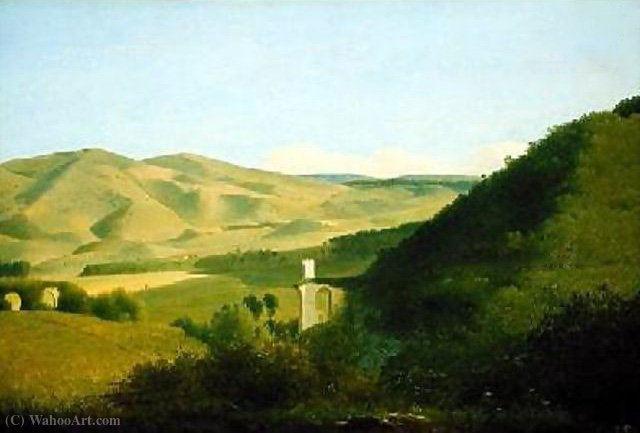 Wikioo.org - The Encyclopedia of Fine Arts - Painting, Artwork by Joseph Augustus Knip - A Valley in the Countryside
