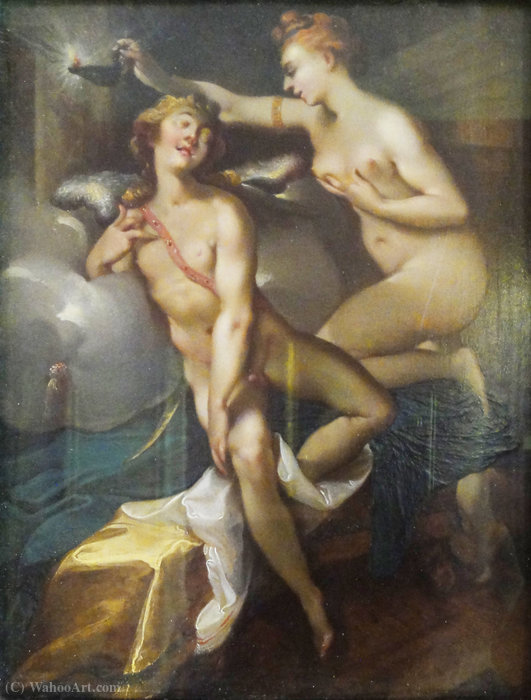Wikioo.org - The Encyclopedia of Fine Arts - Painting, Artwork by Joseph The Elder Heintz (Heinz) - Amor und Psyche