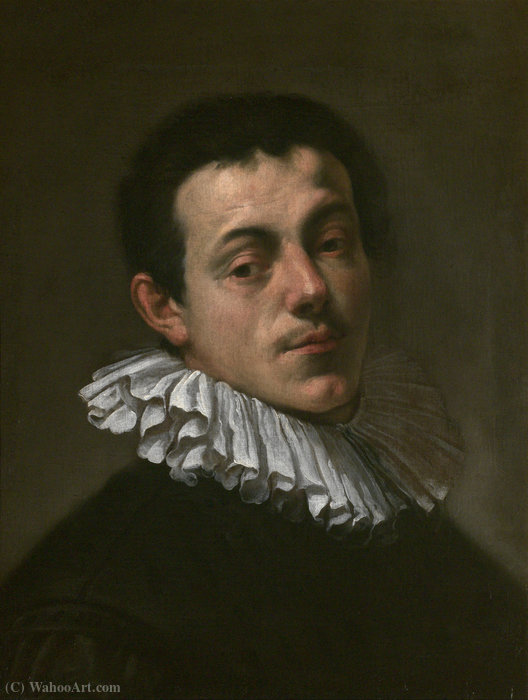 Wikioo.org - The Encyclopedia of Fine Arts - Painting, Artwork by Joseph The Elder Heintz (Heinz) - Portrait of Painter Josef Heintz