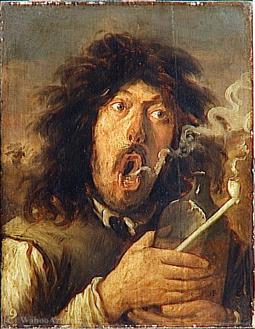 Wikioo.org - The Encyclopedia of Fine Arts - Painting, Artwork by Joos Van Craesbeeck - The smoker