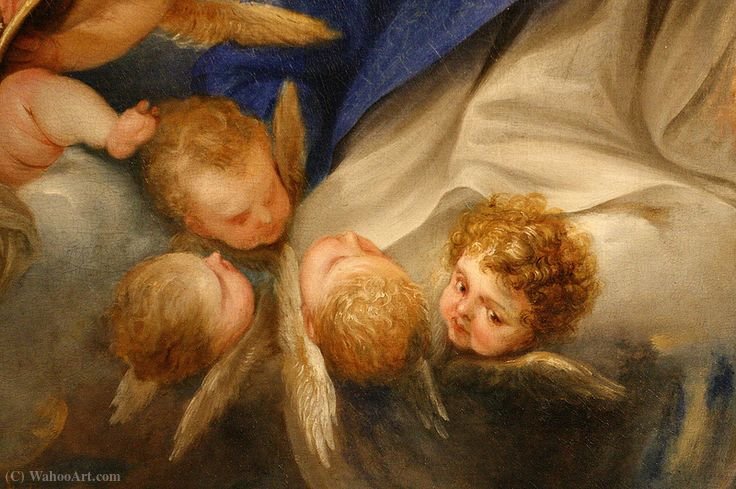 Wikioo.org – La Enciclopedia de las Bellas Artes - Pintura, Obras de arte de Juan Antonio Frias Y Escalante - La inmaculada virgen
