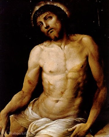 WikiOO.org - Encyclopedia of Fine Arts - Målning, konstverk Juan De Juanes - The Christ of Sorrows