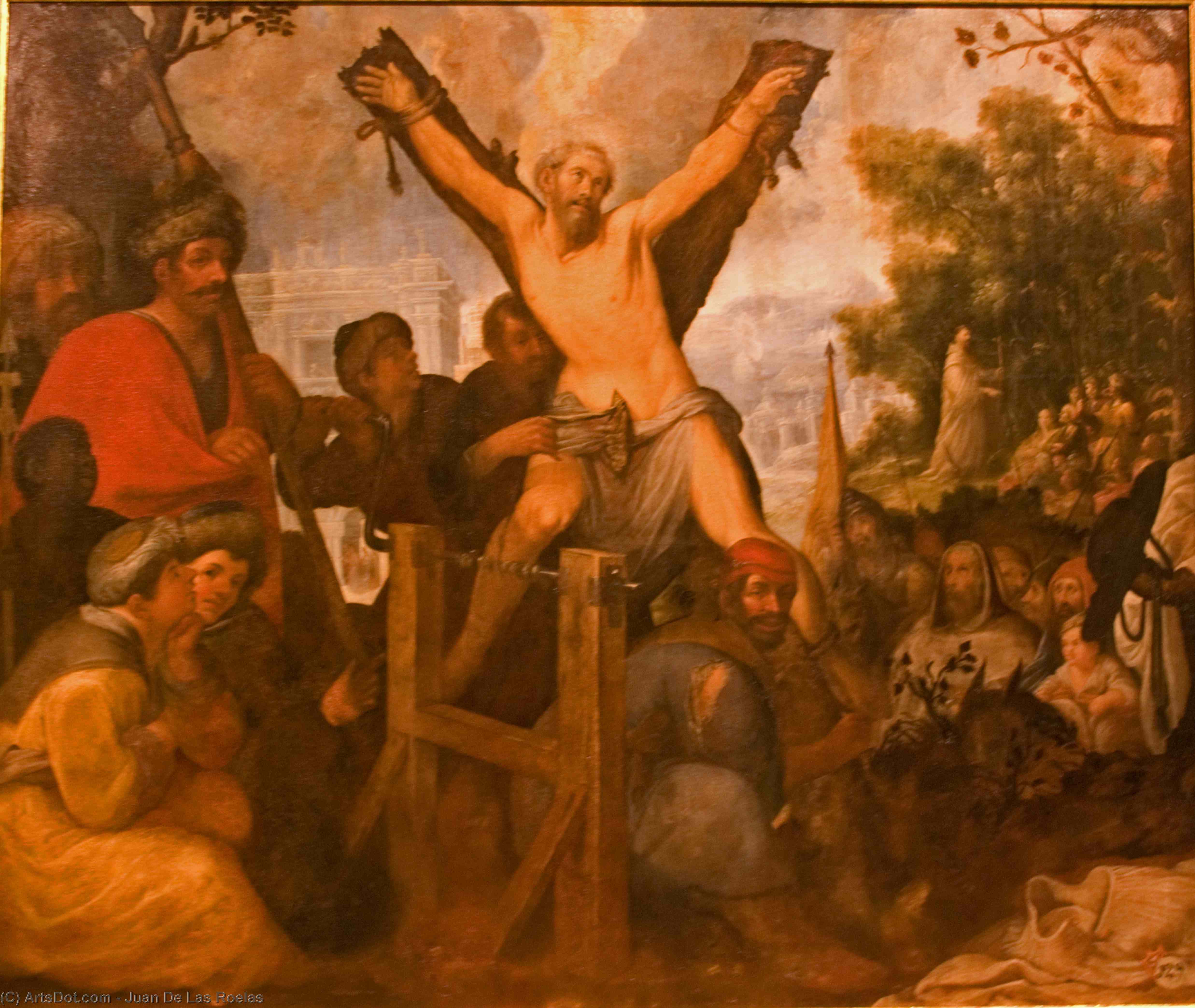 Wikioo.org – L'Enciclopedia delle Belle Arti - Pittura, Opere di Juan De Las Roelas - Martyrium del santo Serapio