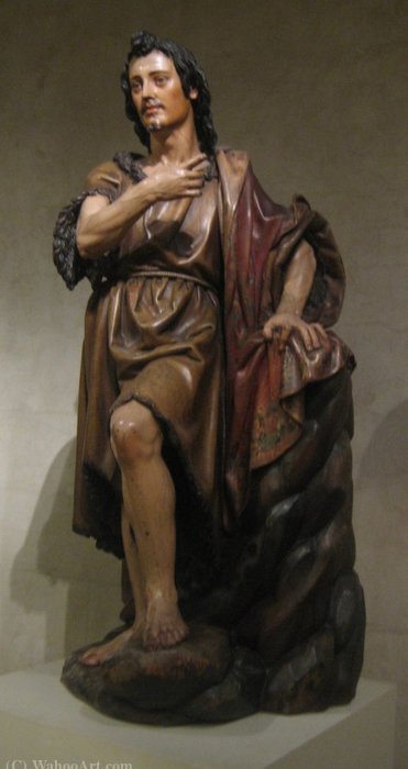 WikiOO.org - Encyclopedia of Fine Arts - Malba, Artwork Juan Martínez Montañés - Saint John the Baptist