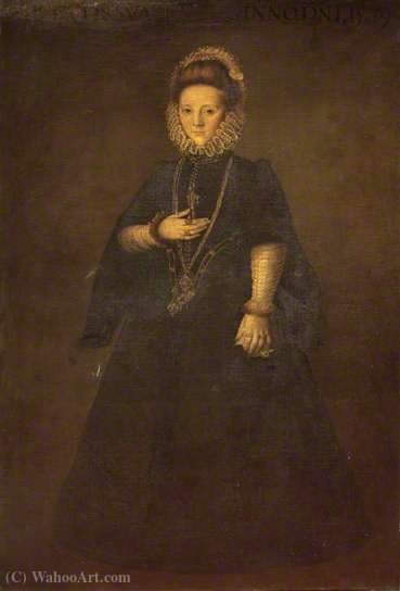 WikiOO.org - Енциклопедія образотворчого мистецтва - Живопис, Картини
 Juan Pantoja De La Cruz - Spanish noble woman
