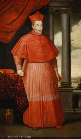 Wikioo.org - The Encyclopedia of Fine Arts - Painting, Artwork by Juan Pantoja De La Cruz - The Infante Cardinal Ferdinand (1609–1641)