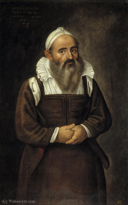 WikiOO.org - Güzel Sanatlar Ansiklopedisi - Resim, Resimler Juan Sanchez Cotán - Portrait of Brigida del Rio, the bearded Penaranda.
