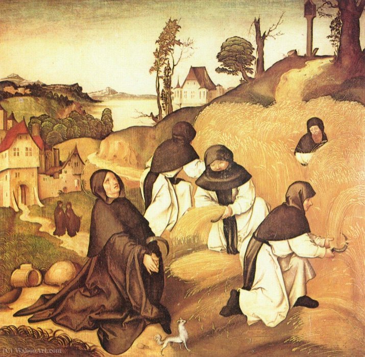 Wikioo.org - The Encyclopedia of Fine Arts - Painting, Artwork by Jörg The Elder Breu - Bernhard Altar, scenes from the life of Saint Bernard.