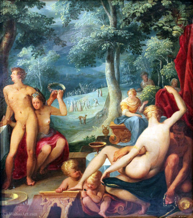 WikiOO.org - Encyclopedia of Fine Arts - Lukisan, Artwork Karel Van Mander - Before the Flood