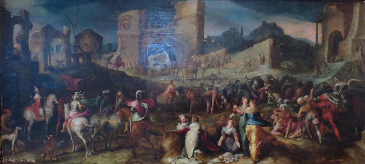 Wikioo.org - The Encyclopedia of Fine Arts - Painting, Artwork by Karel Van Mander - The Massacre of the Innocents
