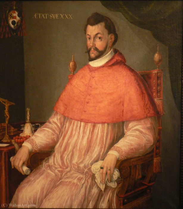 WikiOO.org – 美術百科全書 - 繪畫，作品 Kaspar The Elder Memberger - 沃尔夫·迪特里希·冯·Raitenau，王子大主教萨尔茨堡（1587年至1612年）（约（1555年至1618年））