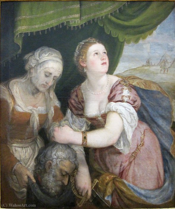 Wikioo.org – L'Encyclopédie des Beaux Arts - Peinture, Oeuvre de Lambert Sustris - Judith