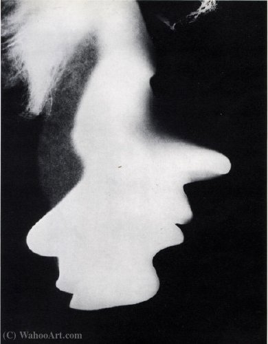 WikiOO.org - 백과 사전 - 회화, 삽화 Laszlo Moholy Nagy - Double portrait