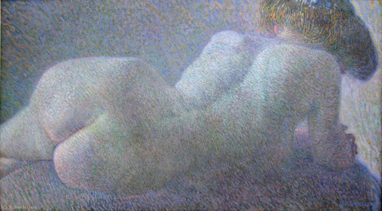 WikiOO.org - Encyclopedia of Fine Arts - Maalaus, taideteos Leo Gestel - Reclining nude