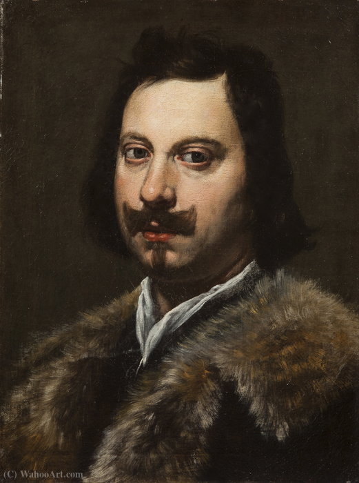 Wikioo.org - The Encyclopedia of Fine Arts - Painting, Artwork by Lorenzo Lippi - Portrait of Evangelista Torricelli.