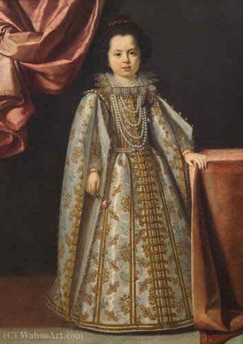 WikiOO.org - Encyclopedia of Fine Arts - Maleri, Artwork Lorenzo Lippi - Portrait of Vittoria della Rovere